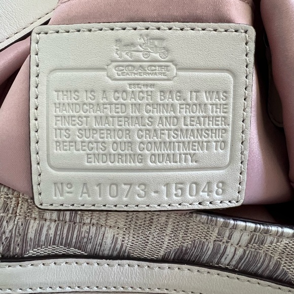 Coach Madison Op Art Ikat Maggie Shoulder Bag - Picture 14 of 16